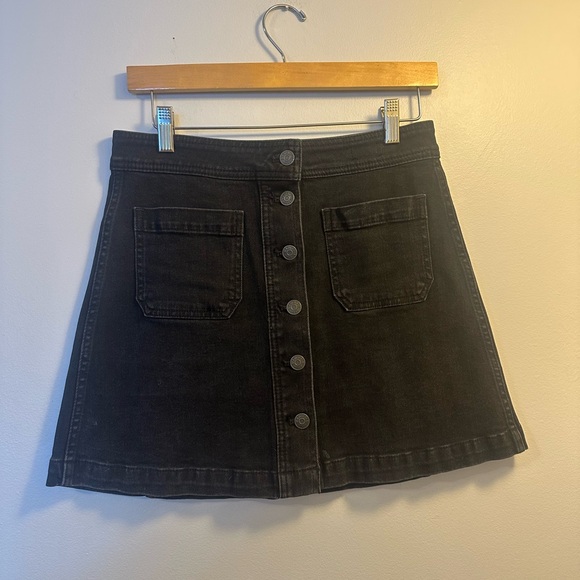 Madewell Dresses & Skirts - Madewell Black Denim Mini Skirt